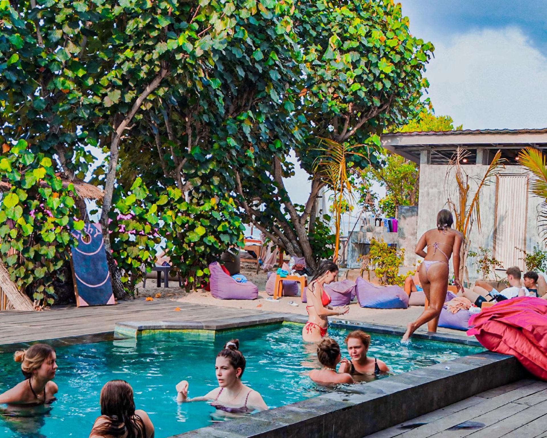 Lushy Hostel Nusa Penida Toyapakeh Exterior foto